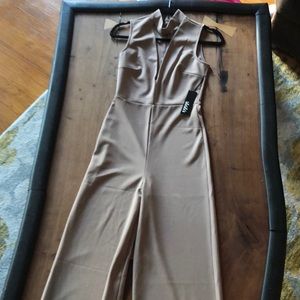 Lulu’s Taupe Jumpsuit